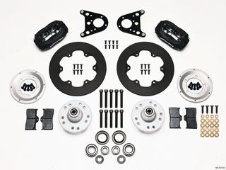 FORGED DYNALITE BRAKE KIT DRAG FRONT A/M STRUT MD SOLID ROTOR