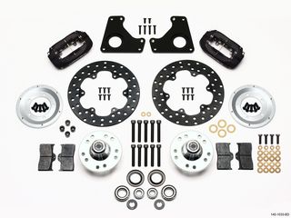 FORGED DYNALITE BRAKE KIT DRAG FRONT GM G BODY 80-87 MD FORGED