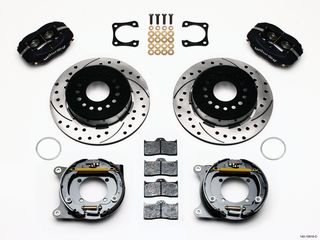 FORGED DYNALITE PRO SERIES REAR KIT DISC/DRUM 12 BOLT CHEVY 2.81