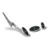 Lokar Billet Aluminum Oval w/Rubber Pedal Package