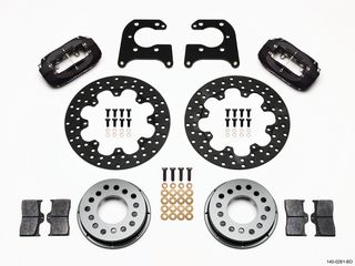 FORGED DYNALITE BRAKE KIT DRAG REAR BIG FORD 9in. BILLET