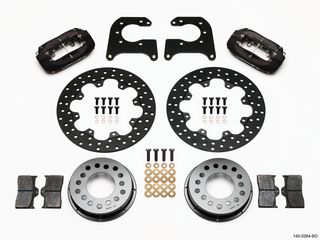 FORGED DYNALITE BRAKE KIT DRAG REAR OLDS/PONT BILLET 1.96 HAT