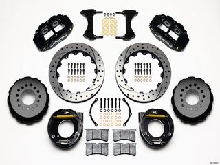 FORGED NARROW SUPERLITE 4R BRAKE KIT REAR C10 CHEVY 63-87 5 LUG 2.42 OFF