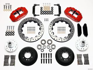 FORGED NARROW SUPERLITE 6R LARGE FRONT KIT MUSTANG 68-69 BIG BRAKE RADIAL