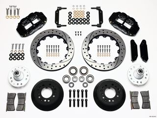 FORGED NARROW SUPERLITE 6R LARGE FRONT KIT MUSTANG 68-69 BIG BRAKE RADIAL