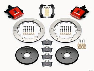 COMBINATION PARKING BRAKE CALIPER KIT REAR  S2000 12.90x.81 ROTOR RED