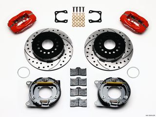 FORGED DYNALITE PRO SERIES REAR KIT DISC/DRUM 12 BOLT CHEVY 2.81