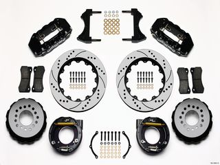 BILLET W4A RADIAL REAR DISC KIT C10 CHEVY 5 LUG 2.42 OFFSET