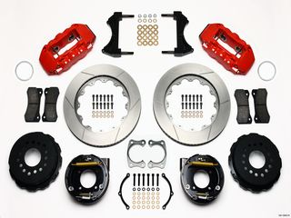 BILLET W4A RADIAL REAR DISC KIT 12 BOLT CHEVY C-CLIP 2.81