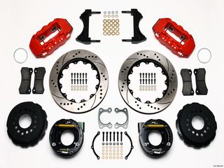 BILLET W4A RADIAL REAR DISC KIT SMALL FORD 2.50 OFFSET