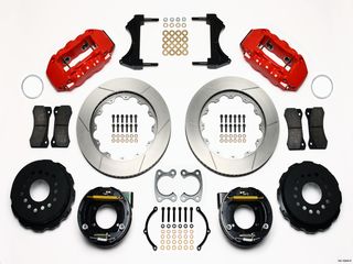 BILLET W4A RADIAL REAR DISC KIT SMALL FORD 2.50 OFFSET