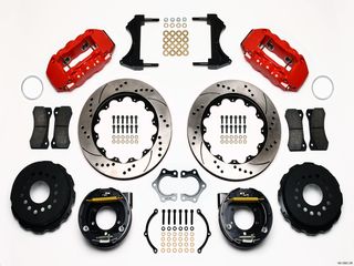 BILLET W4A RADIAL REAR DISC KIT MOPAR/DANA GREEN/SNAP RING 2.36