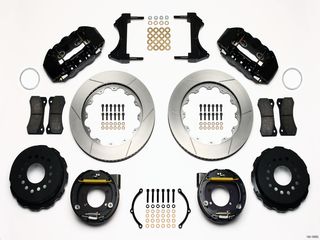 BILLET W4A RADIAL REAR DISC KIT 8.8 MUSTANG 2.50 OFFSET