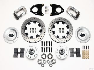FORGED DYNALITE BRAKE KIT FRONT PINTO/MUSTANG II 74-78 FORGED