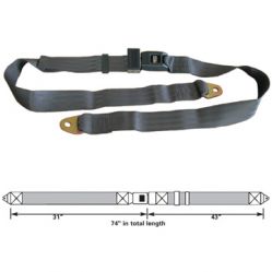 Juliano's Push Button Lap Belts