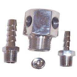 Polished Aluminum Vacuum Fittings